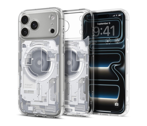 SPIGEN Ultra Hybrid Mag Magsafe do Iphone 17 Pro Max Zero One White 8800283314199 - 1359934 - zdjęcie 5